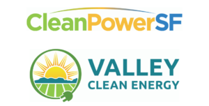 CleanPowerSF and Valley Clean Energy Logos